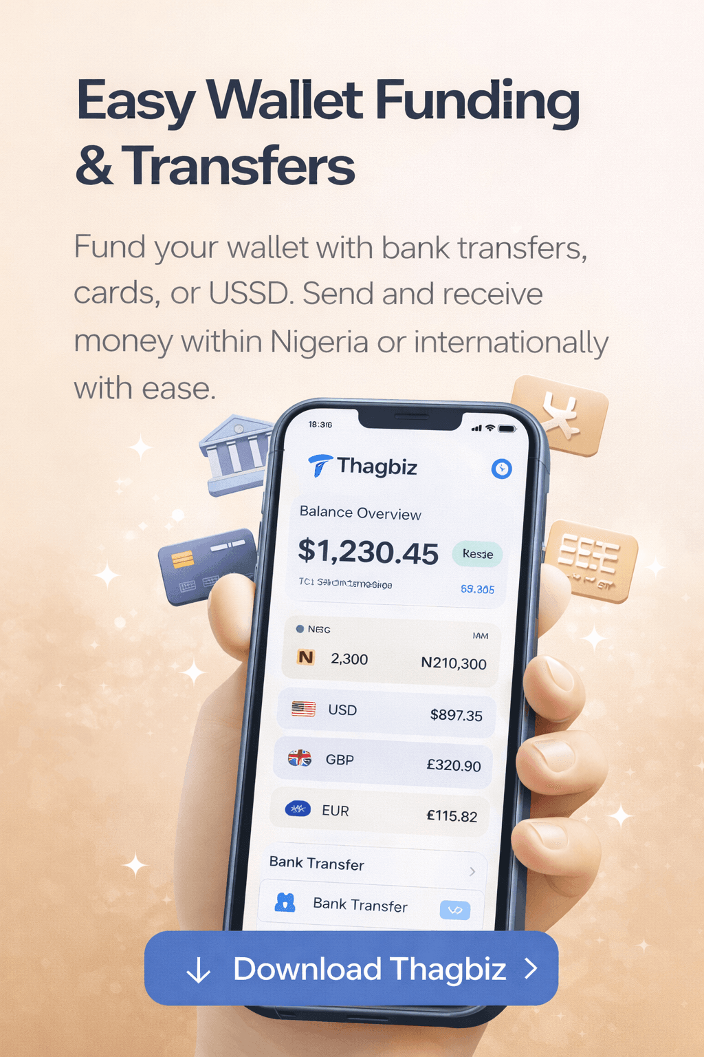 Wallet funding and transfer preview